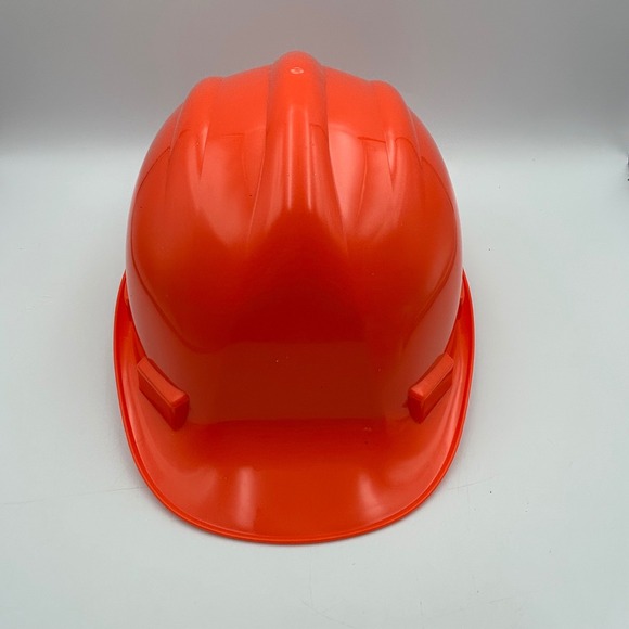 PowerCare Chain Saw Safety Helmet New Open Box Orange Ear Muffs Face Shield - Picture 3 of 12